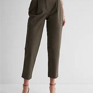 Express Olive Ankle Pants 2Short